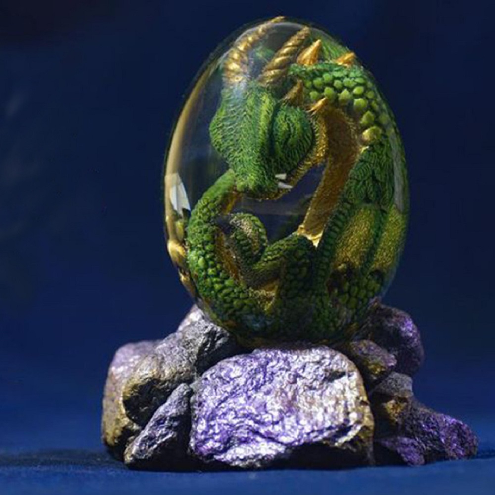 Resin Art Stand - Lav ejderha yumurta heykeli standı tabanı