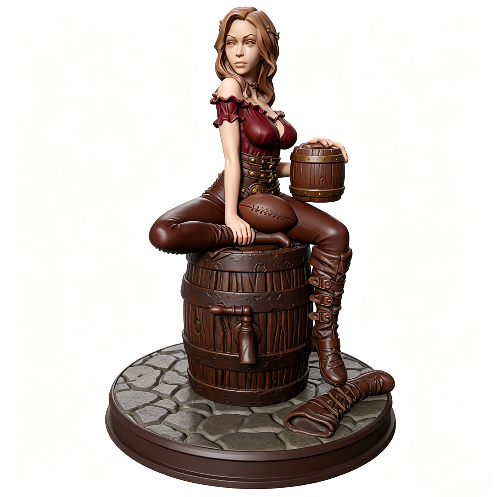 Resin Art And Wood - 1/24 Ölçekli Minyatür Reçine Model Heykel,