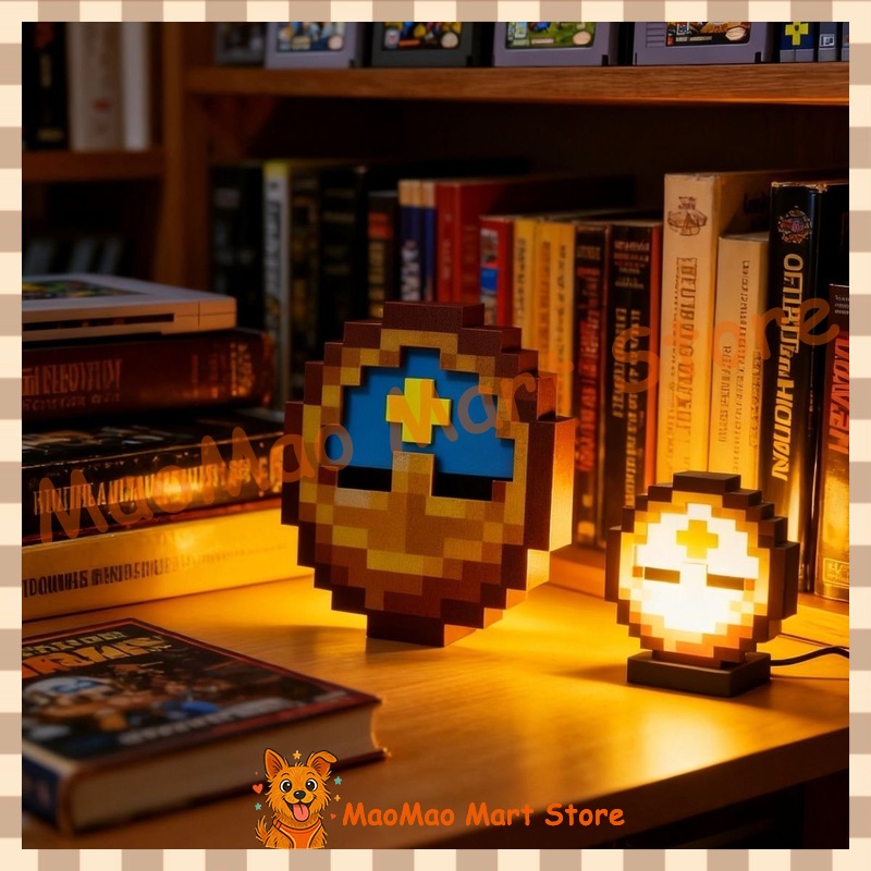 Resin Art Wall Clock - Şık Retro Piksel Sanatı Tarzı Güneş
