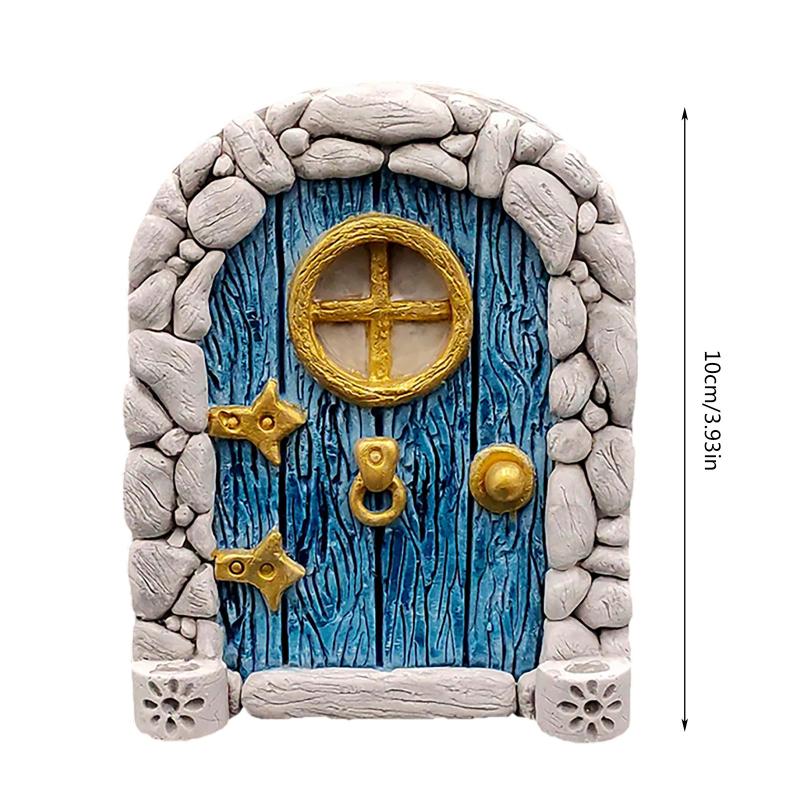 Resin Art And Wood - Elf Peri Kapısı Minyatür Bahçe Evi