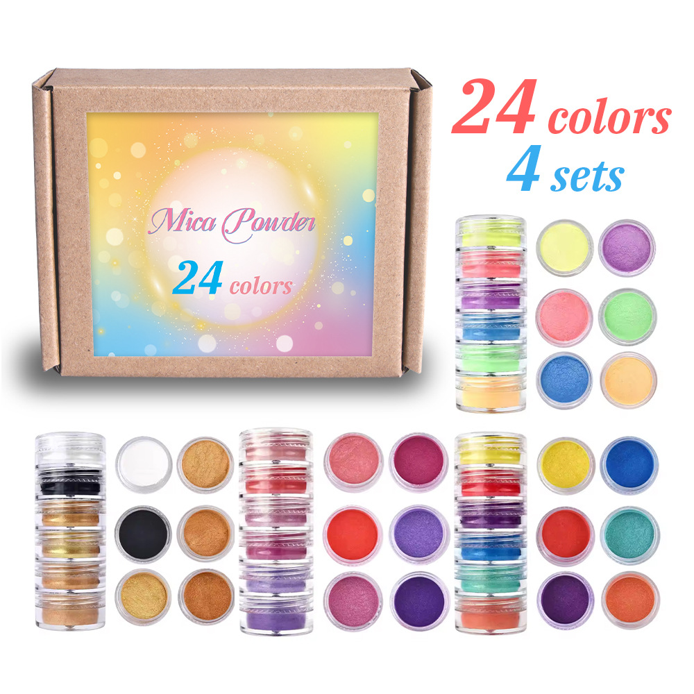Pearl Powder Resin - 24/60 Renkli İnci Mika Simli Toz
