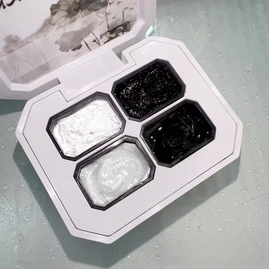 Resin Art Gel - 4 Renkli Pat Boyama Jeli Oje