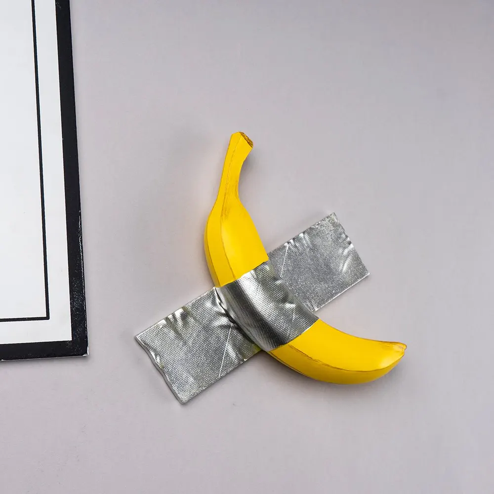 Resin Art Sculptures - Reçine Bant Muz Heykel Duvar Dekorasyonu