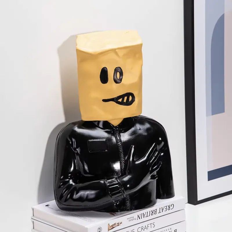 Resin Artist - Özel Modern Yaratıcı Soyut Yüz Figürü