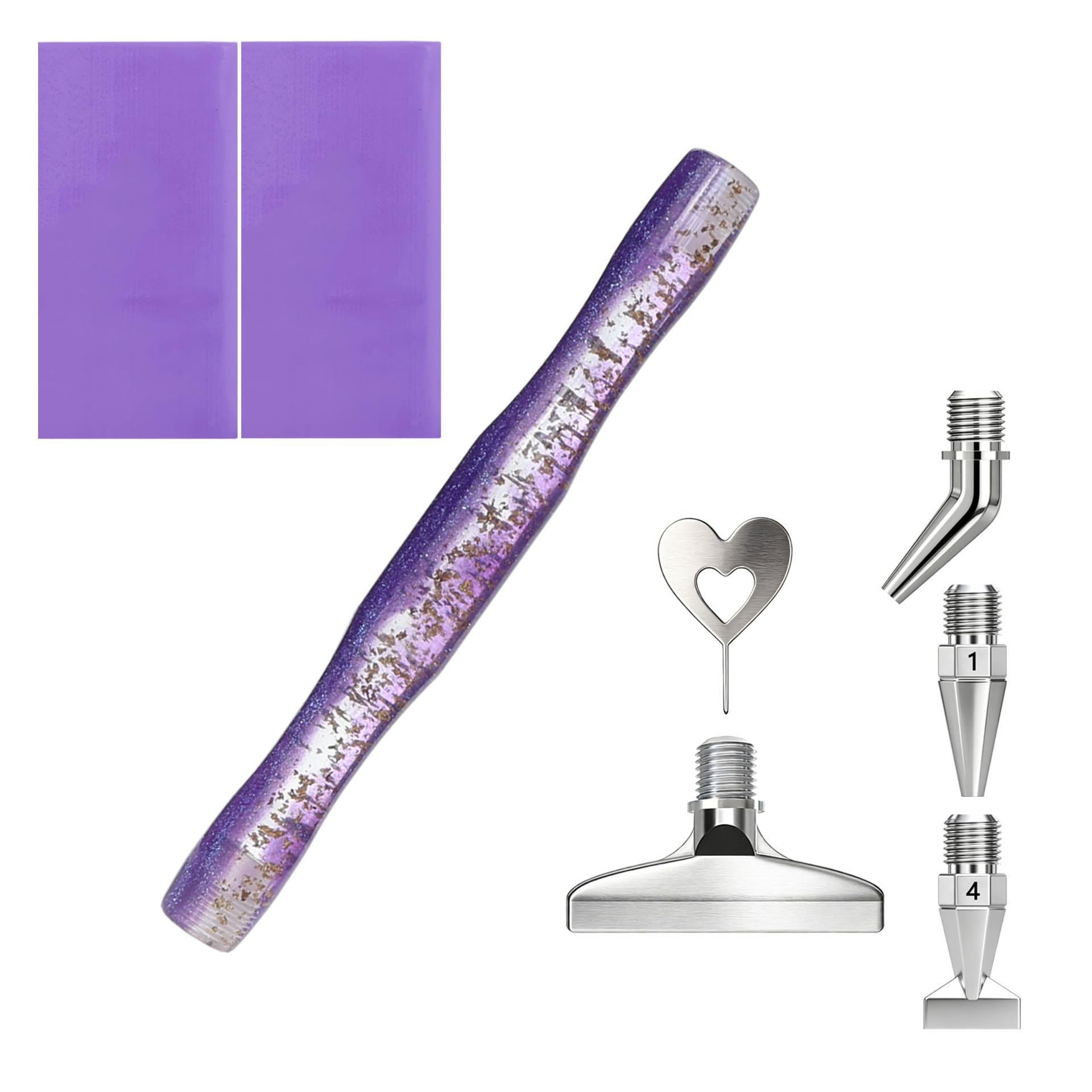 Resin Art Pen - Eğimli uçlu elmas boyama kalemi, 1