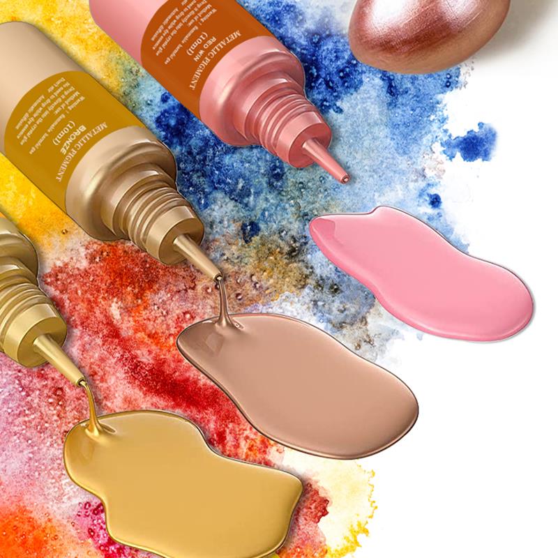 Resin Pigment Alcohol Ink - 15ml Metal reçine Pigment alkol sıvı