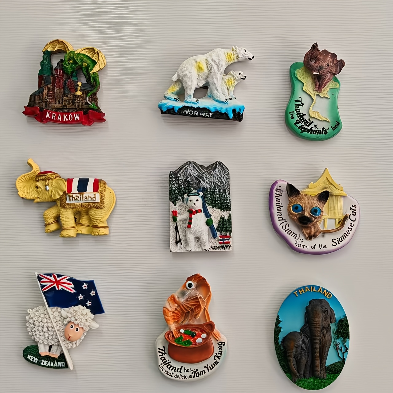 Resin Art New Zealand - 1 adet El Yapımı 3d reçine