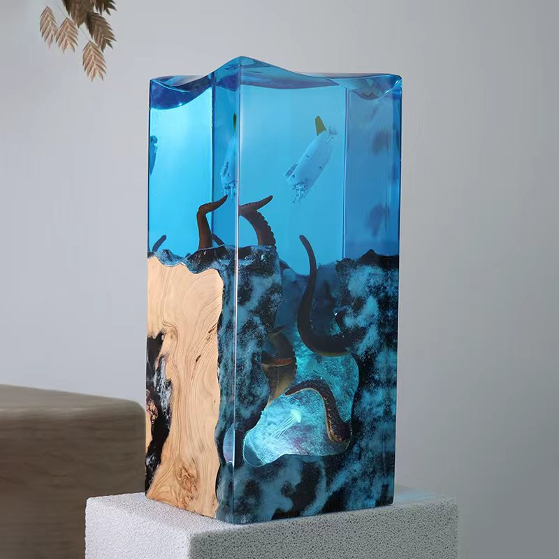 Resin Art And Wood - Yeni karst mağarası keşfi masif ahşap