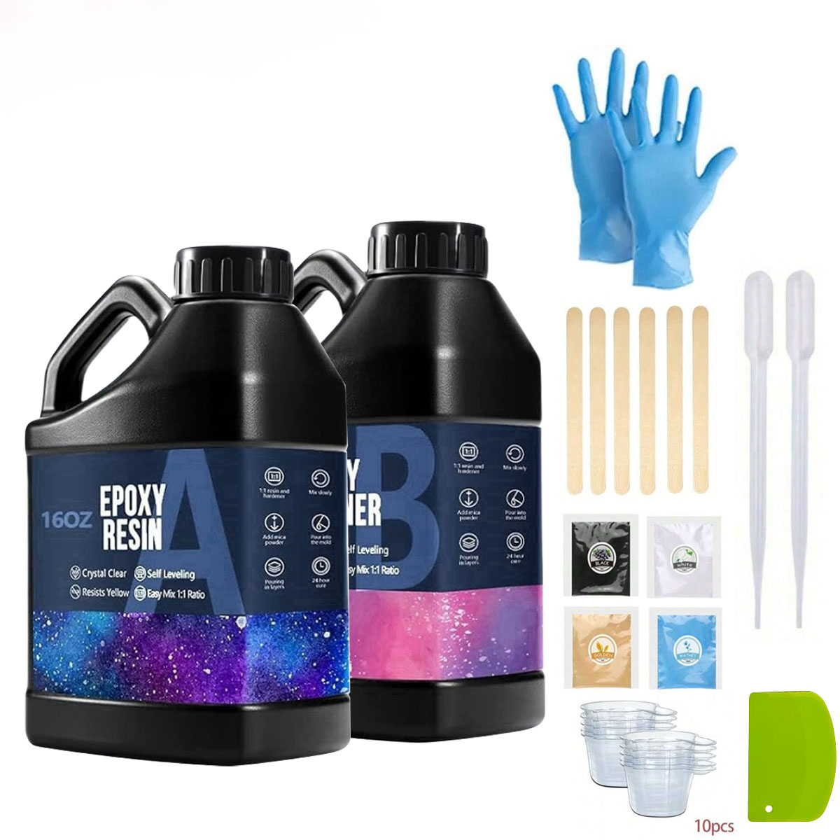 Resin Art And Wood - 1000ml Kristal Berraklığında Epoksi Reçine Kiti