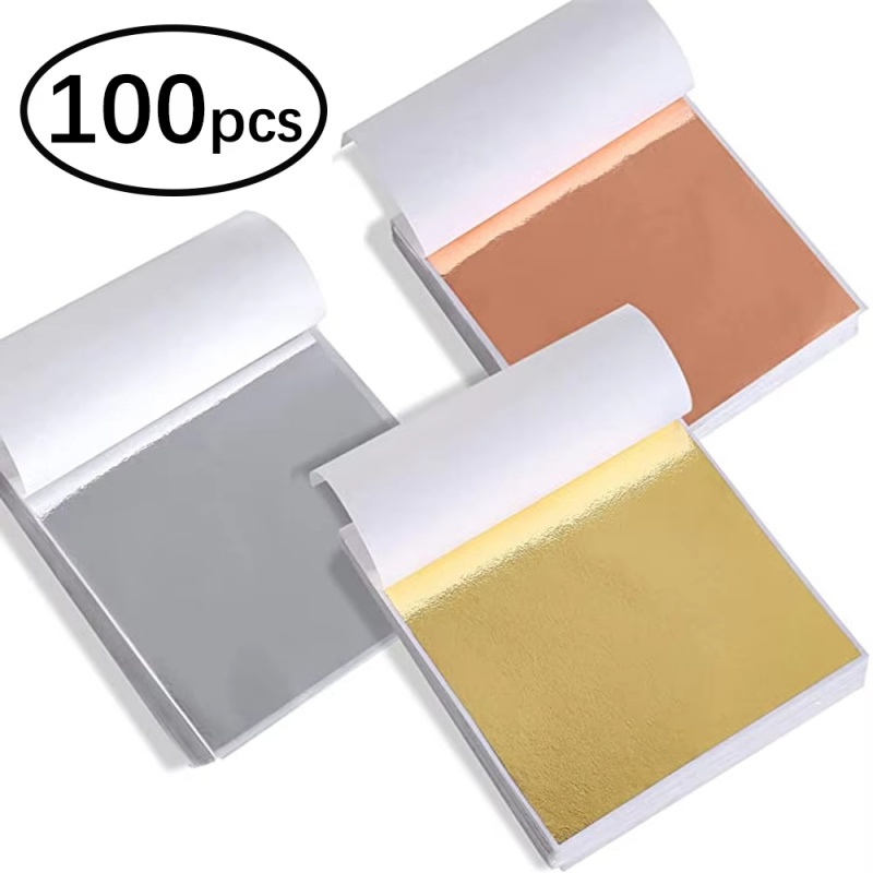 Resin Art Anniversary Gift - 100 adet İmitasyon Altın Gümüş Bakır