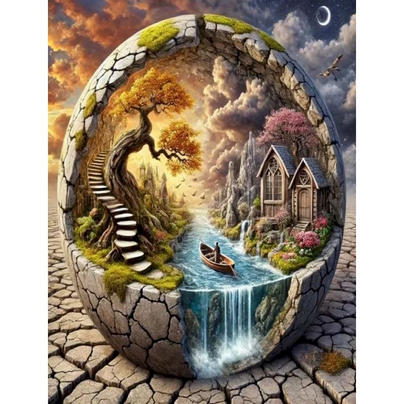 Resin Art Ideas - Yetişkinler İçin 5D Elmas Boyama Kitleri,