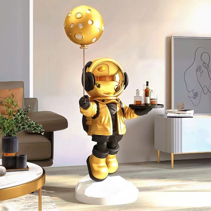 Resin Art Stand - Büyük Boy Yaratıcı Uzaylı Yerüstü Dekoratif