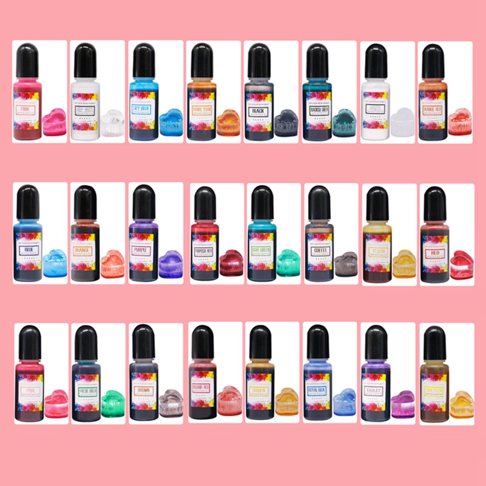 24 Adet Alkol Mürekkepleri Epo - Resin Pigment Alcohol Ink incelemesi ve fiyatı