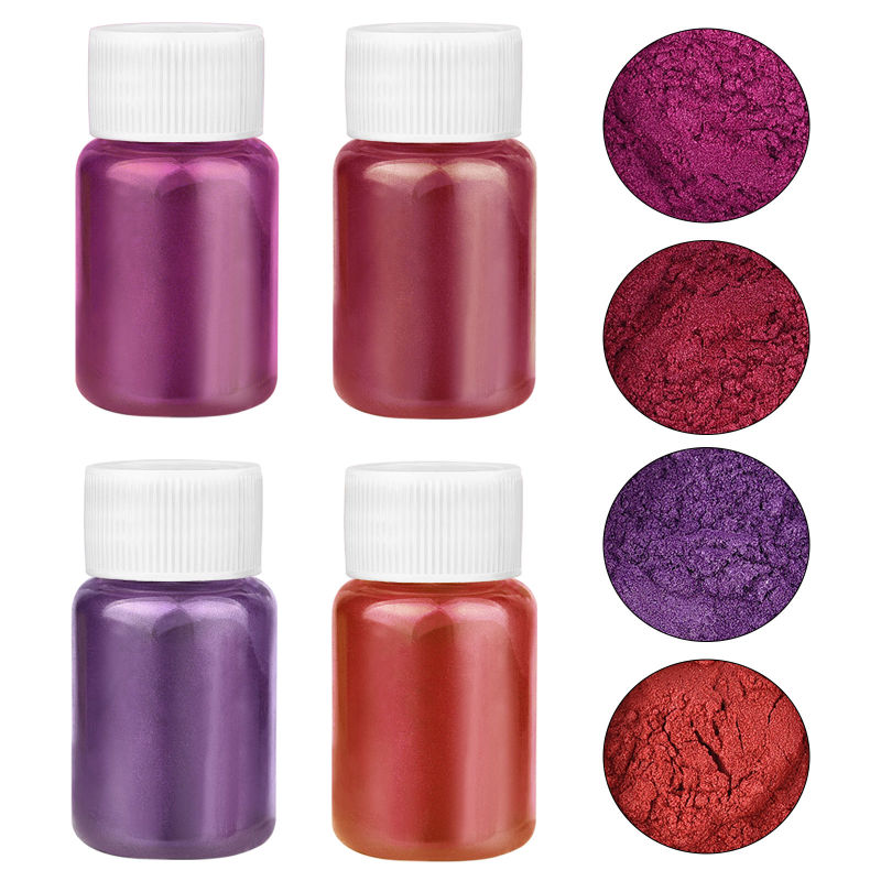 4 renk/Set sedefli toz reçine  - Pearl Powder Resin incelemesi ve fiyatı