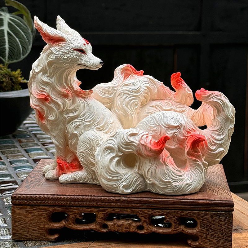 Dokuz Kuyruklu Tilki Süsleri T - Resin Art Gift For Anniversary incelemesi ve fiyatı