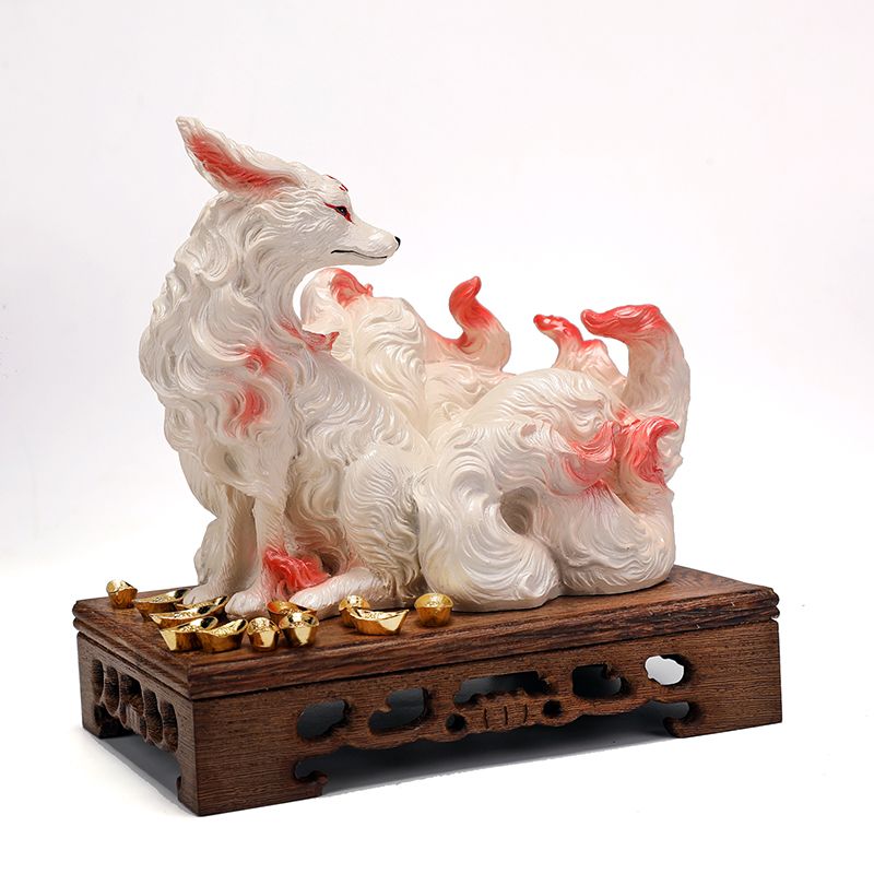 Dokuz Kuyruklu Tilki Süsleri T - Resin Art Gift For Anniversary incelemesi ve fiyatı