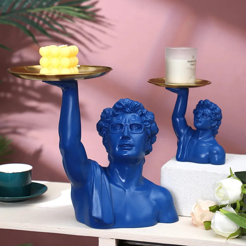 David Heykeli Tepsisi Klasik M - Resin Art Gift For Anniversary incelemesi ve fiyatı