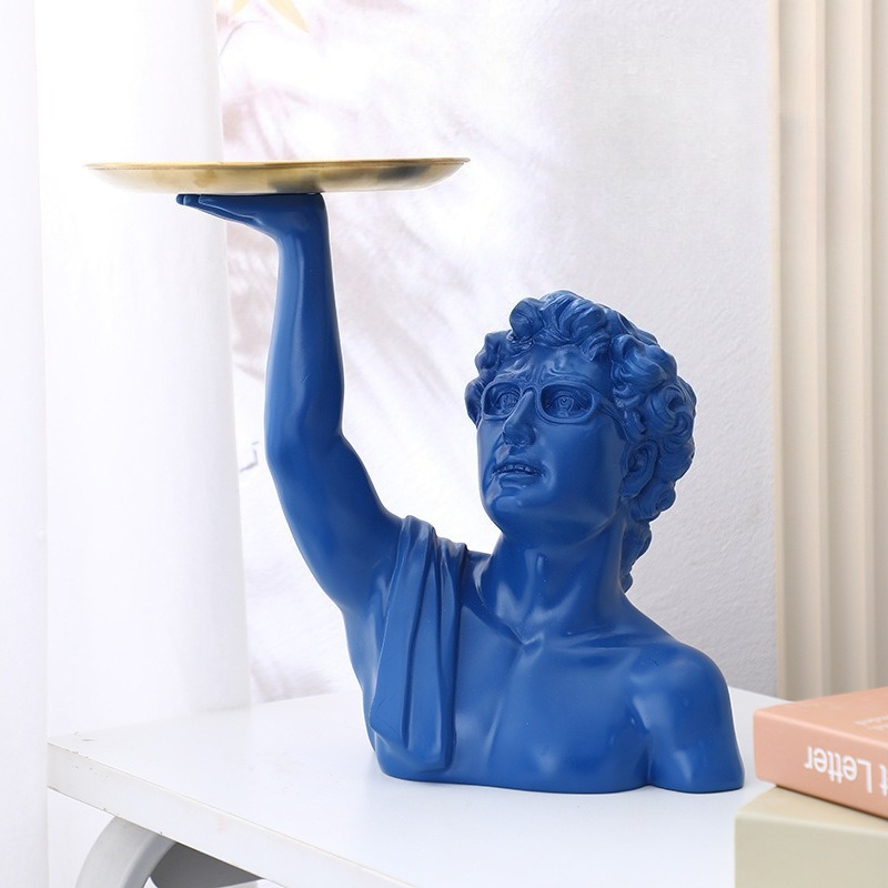 David Heykeli Tepsisi Klasik M - Resin Art Gift For Anniversary incelemesi ve fiyatı