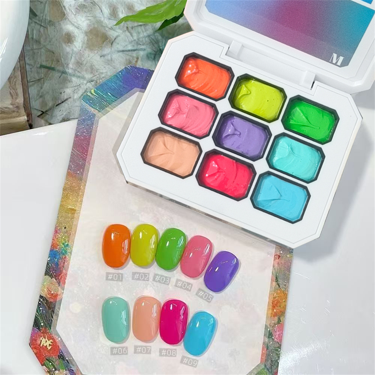 1 adet 9 renkli Katı Oje Pat J - Resin Art Gel incelemesi ve fiyatı