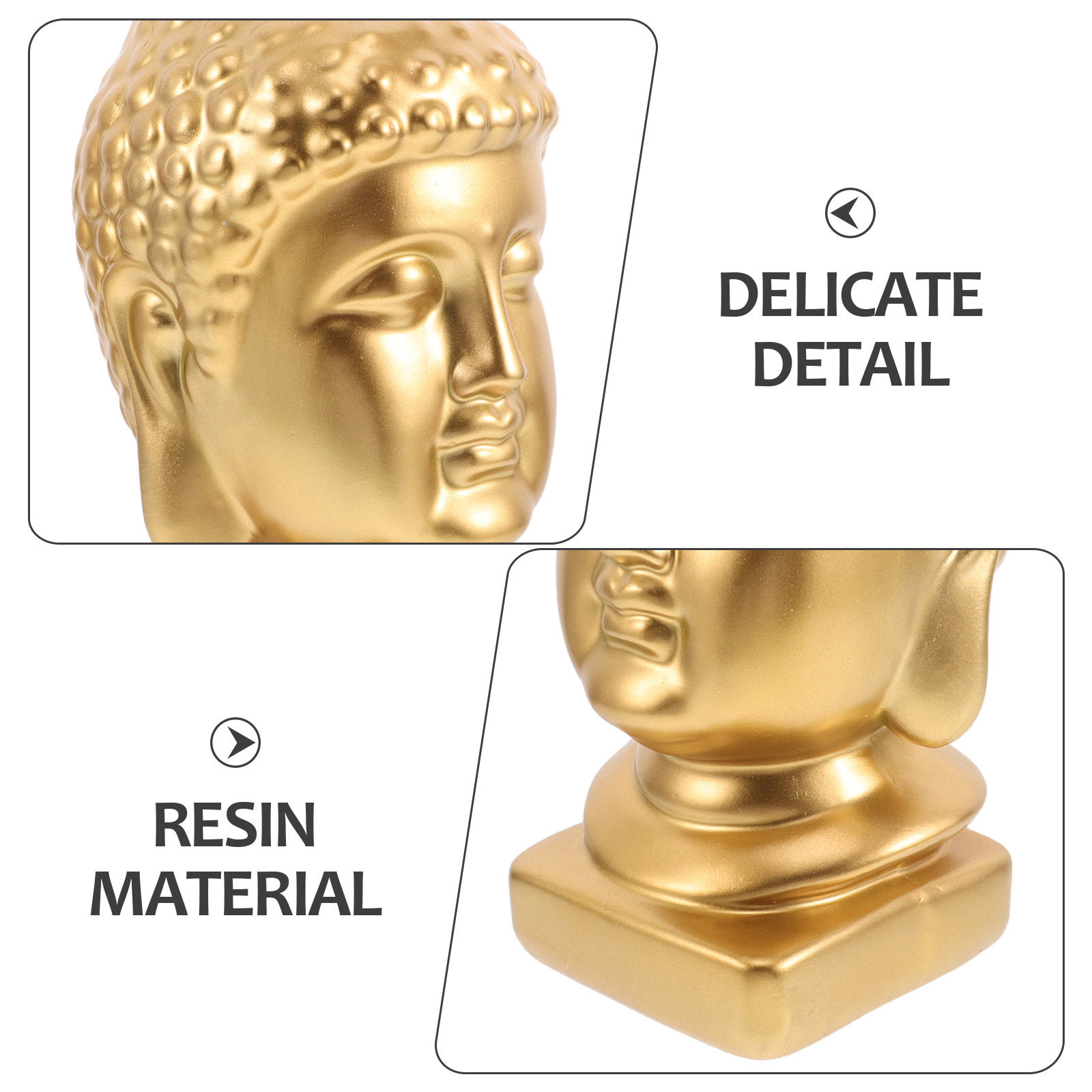 Reçine Buda Başı Sanat Heykeli - Resin Art And Decor incelemesi ve fiyatı