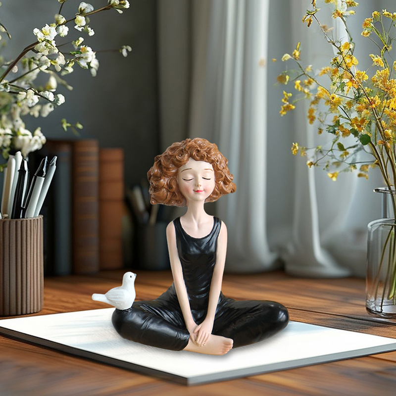 Yoga Kız Figürleri Yoga Heykel - Resin Art And Decor incelemesi ve fiyatı