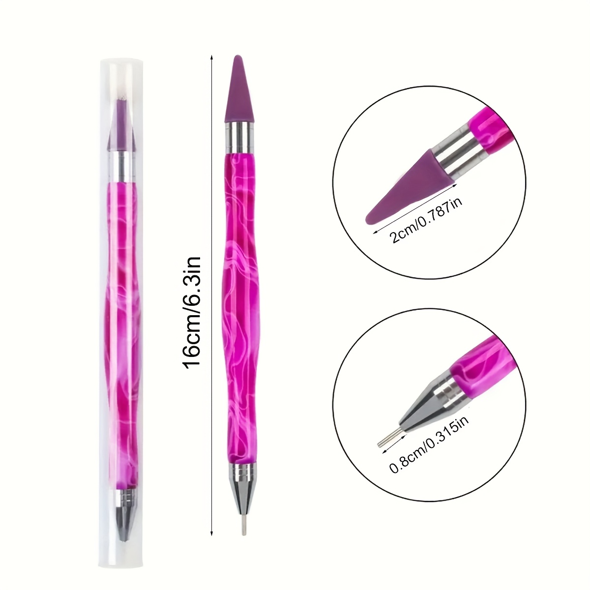 2 adet çift uçlu balmumu kalem - Resin Art Pen incelemesi ve fiyatı