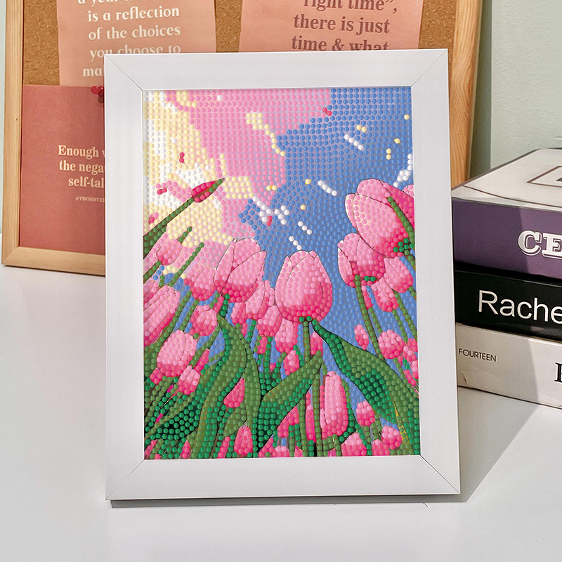 Çerçevesiz, Ayçiçeği Elmas Dek - Resin Art Gift For Birthday incelemesi ve fiyatı