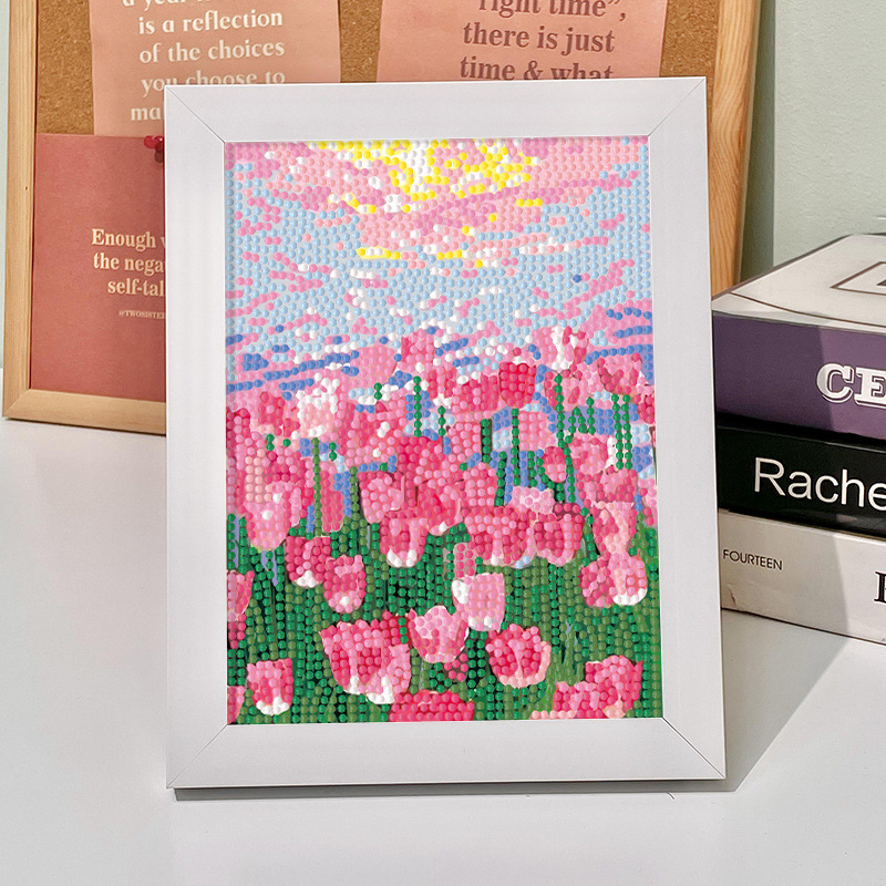 Çerçevesiz, Ayçiçeği Elmas Dek - Resin Art Gift For Birthday incelemesi ve fiyatı