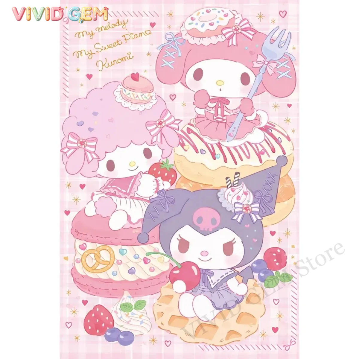 Sanrio My Melody Kuromi My Swe - Resin Art Gift incelemesi ve fiyatı