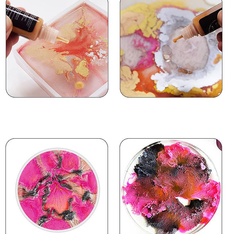 1 takım Sanat Mürekkep Alkol E - Resin Pigment Alcohol Ink incelemesi ve fiyatı