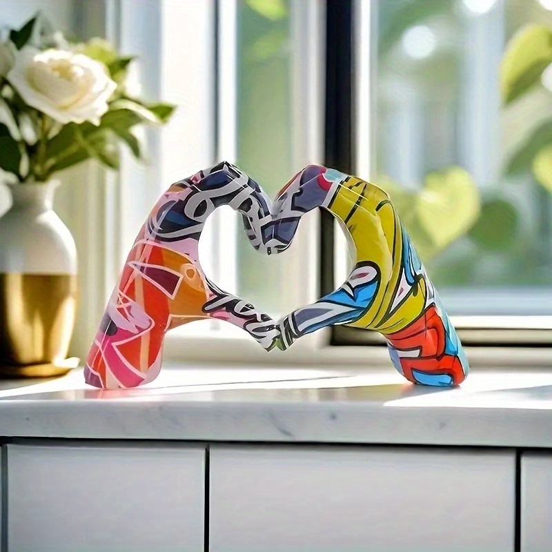 Kişiselleştirilmiş Renkli Kalp - Resin Art Gift For Birthday incelemesi ve fiyatı