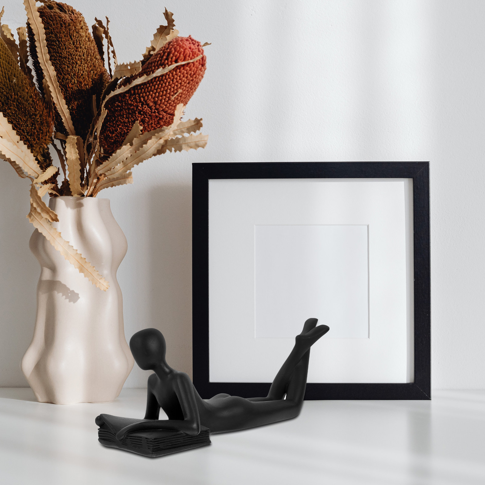 Düşünür Reçine Heykeli Soyut S - Resin Art Studio incelemesi ve fiyatı
