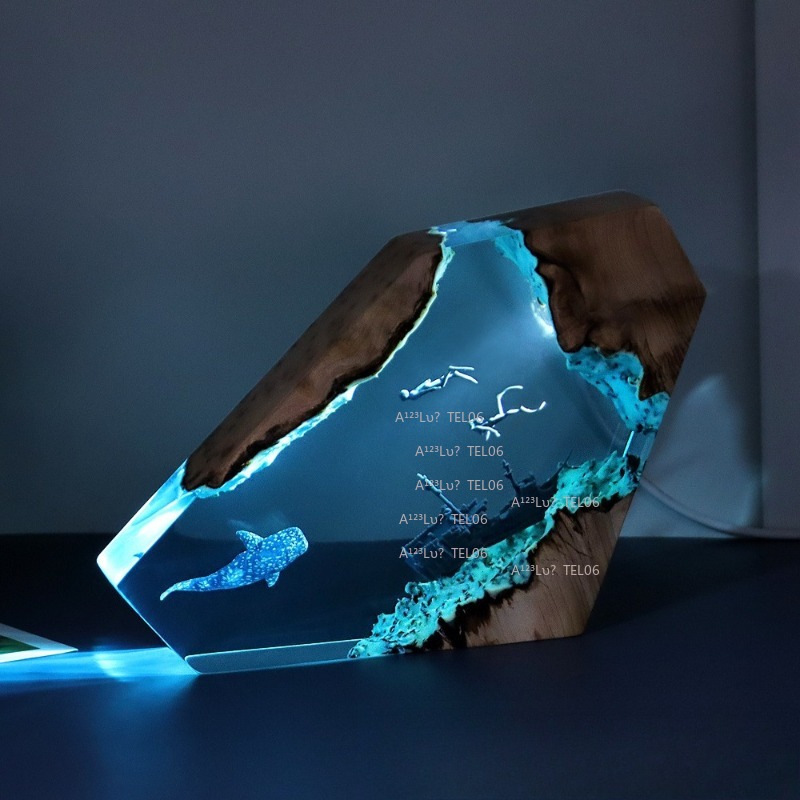Ahşap Reçine Gece Lambası Okya - Resin Art And Wood incelemesi ve fiyatı