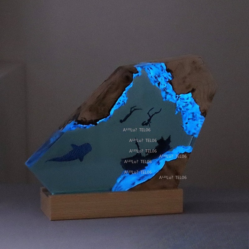 Ahşap Reçine Gece Lambası Okya - Resin Art And Wood incelemesi ve fiyatı