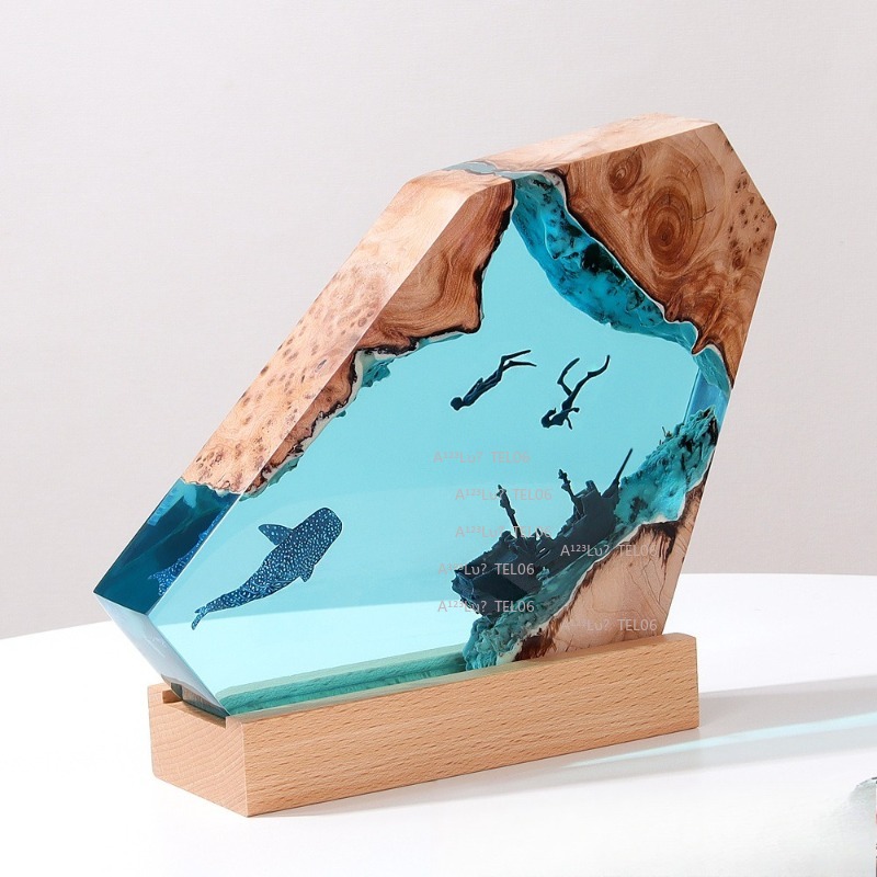 Ahşap Reçine Gece Lambası Okya - Resin Art And Wood incelemesi ve fiyatı