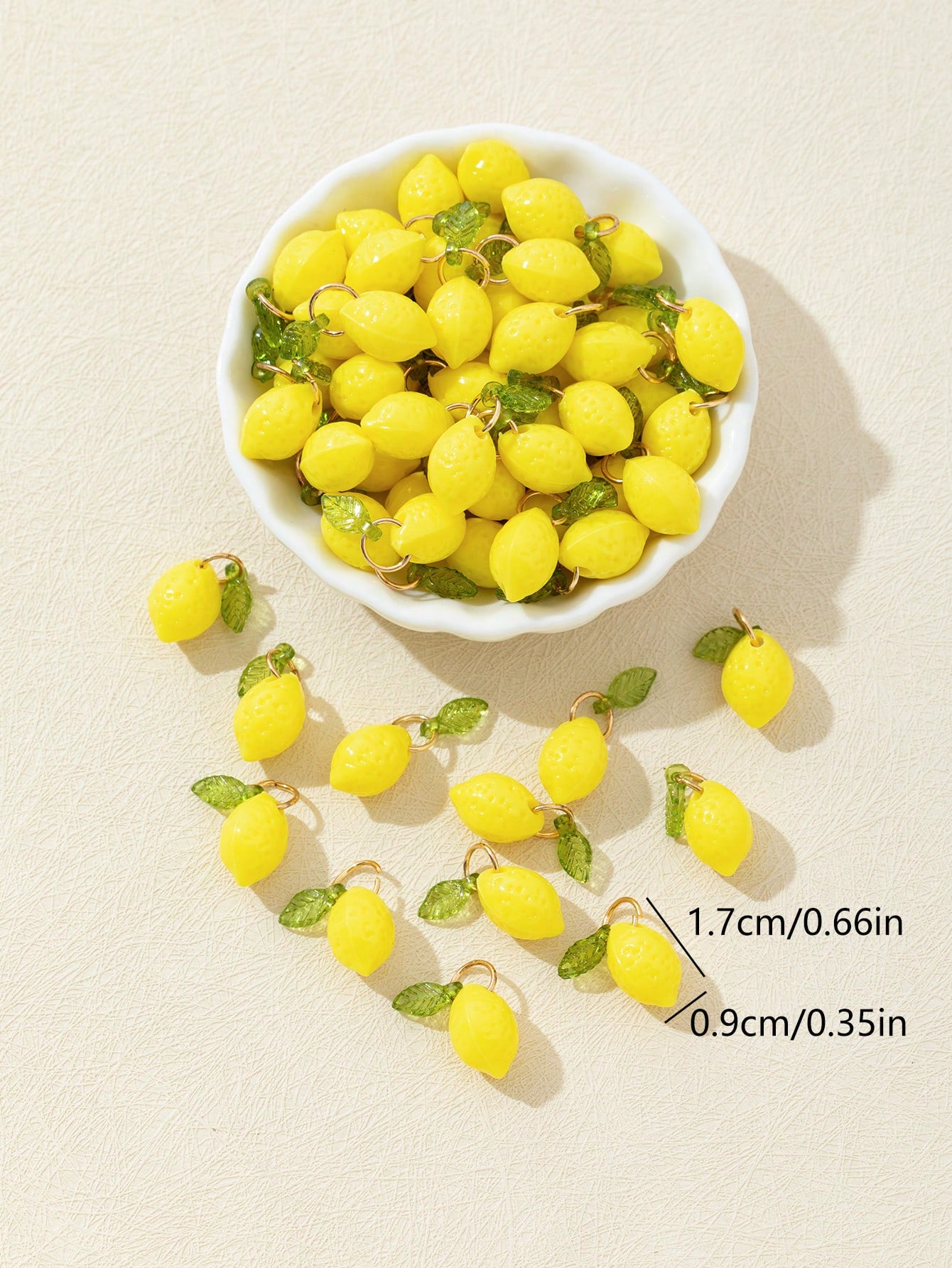 10 adet 3D limon reçine takıla - Resin Art And Decor incelemesi ve fiyatı