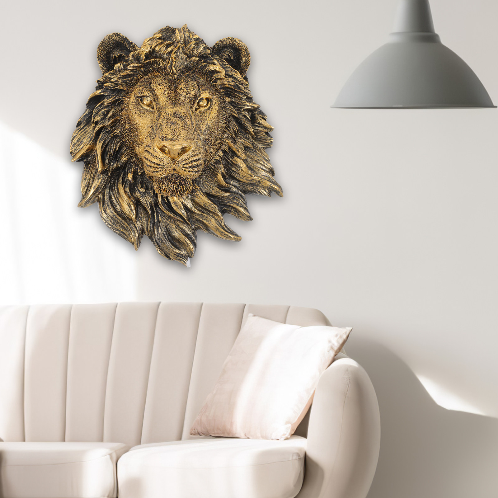 Taklit Aslan Duvar Dekoru Reçi - Resin Art Sculptures incelemesi ve fiyatı