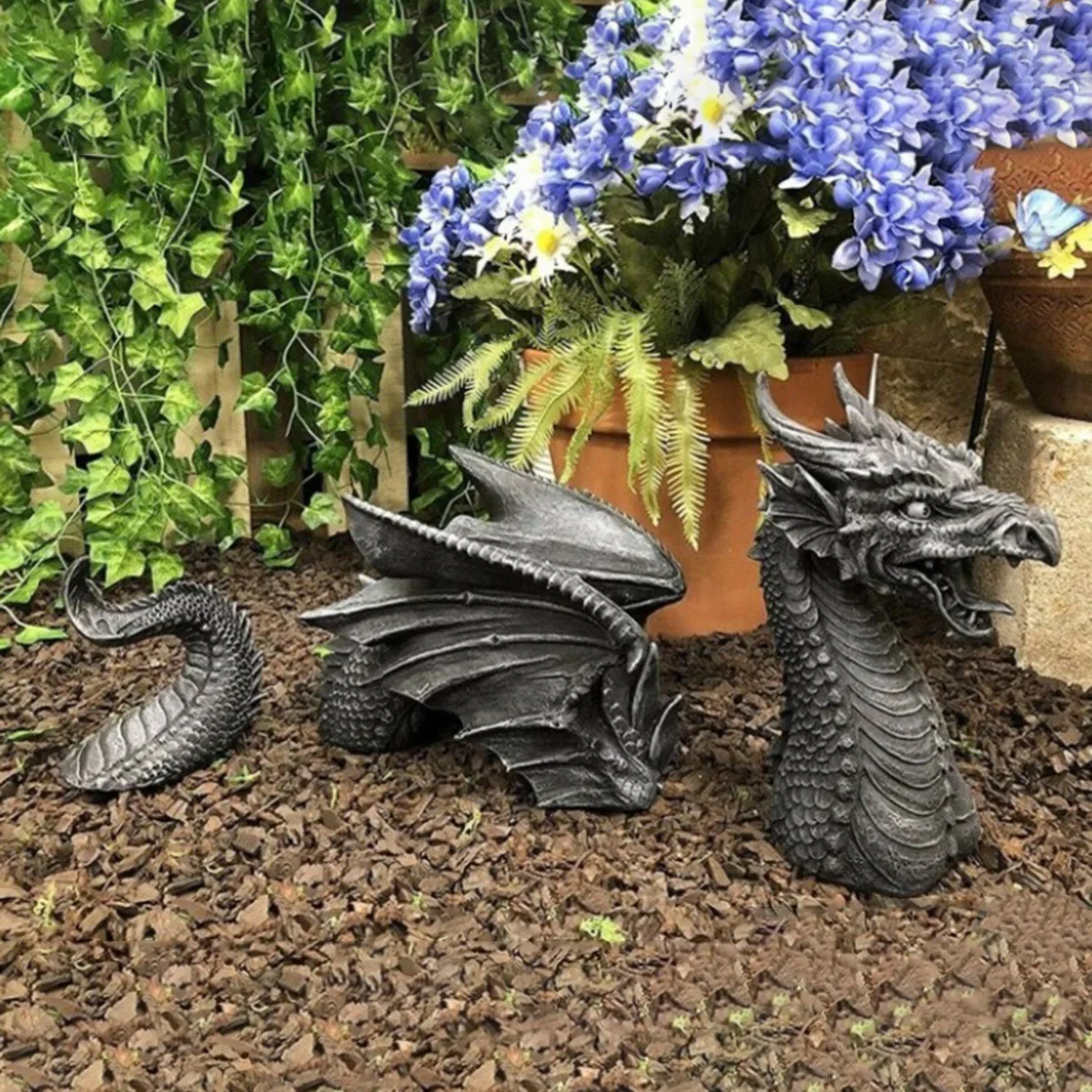Ejderha heykeller reçine dev ç - Resin Art Sculptures incelemesi ve fiyatı