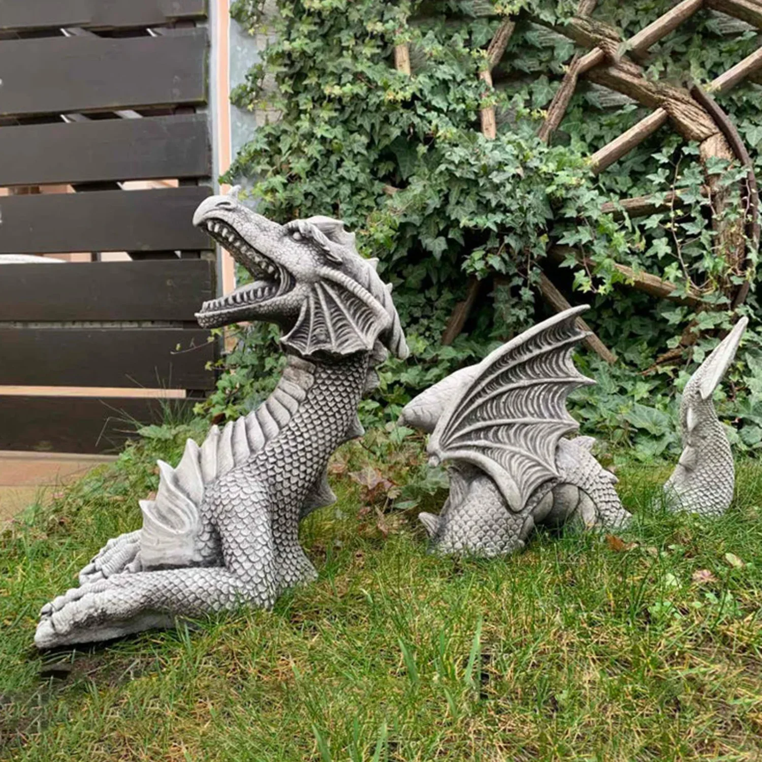 Ejderha heykeller reçine dev ç - Resin Art Sculptures incelemesi ve fiyatı