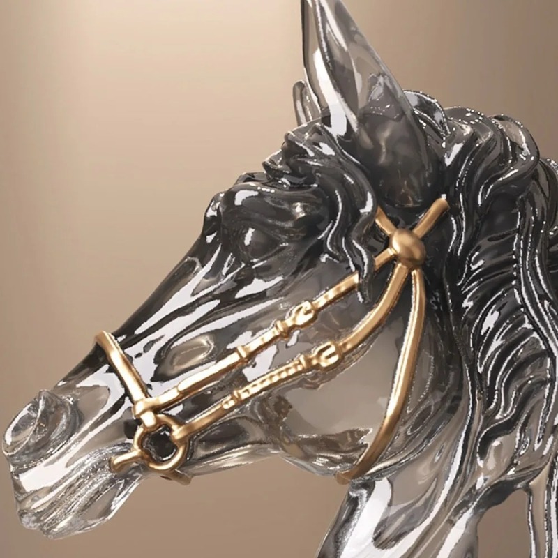 1 adet reçine at kafası dekora - Resin Art And Design incelemesi ve fiyatı
