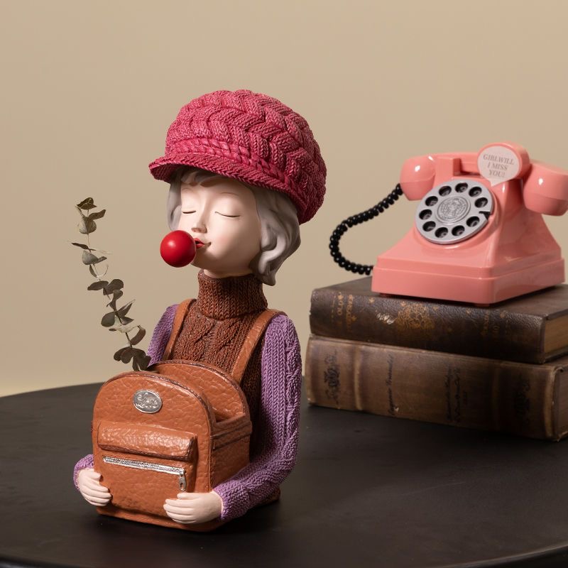 Modern kız vazo çanta vazo oda - Resin Art Gift For Birthday incelemesi ve fiyatı