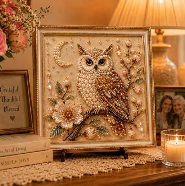 Baykuş Elmas İnci Sanatı Yetiş - Resin Art Gift incelemesi ve fiyatı