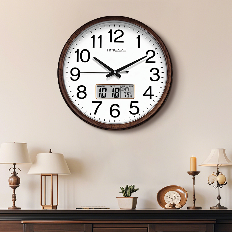 TIMESS 13 inç Ahşap Görünümlü  - Resin Art Wall Clock incelemesi ve fiyatı