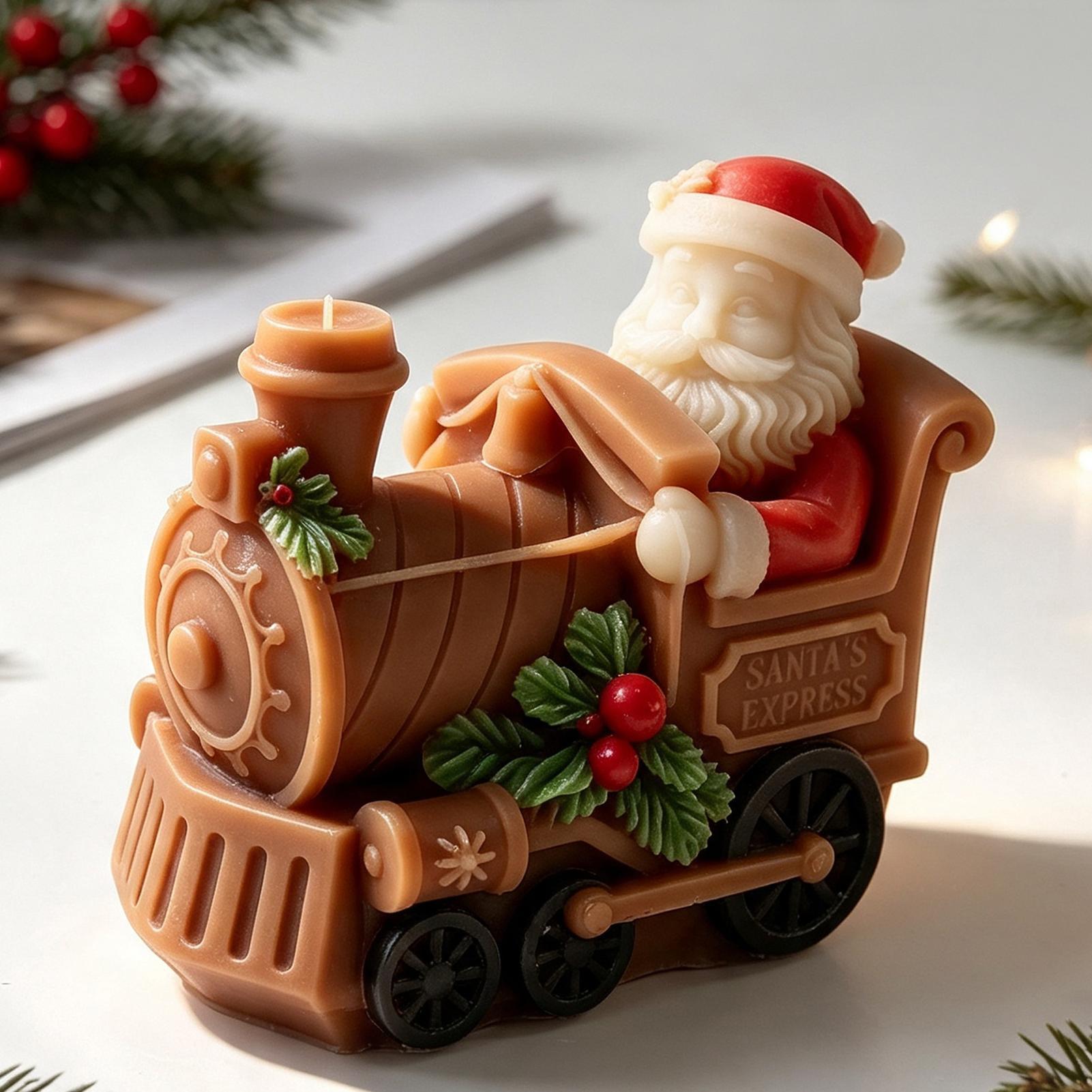 Noel Mum Kalıbı Tren Şeklinde  - Resin Artist incelemesi ve fiyatı