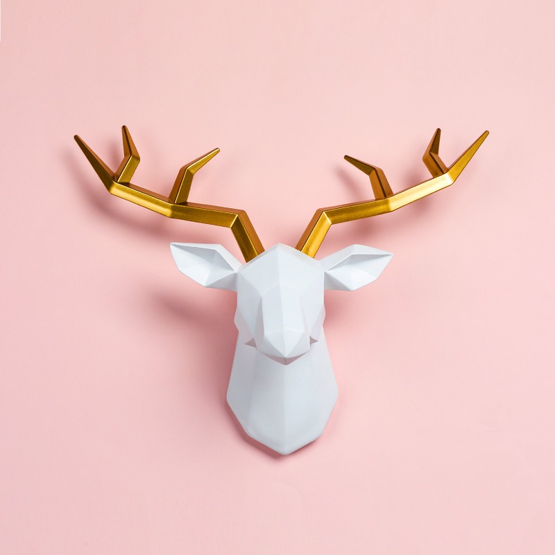 1 adet geyik kafası heykeli ha - Resin Art Sculptures incelemesi ve fiyatı