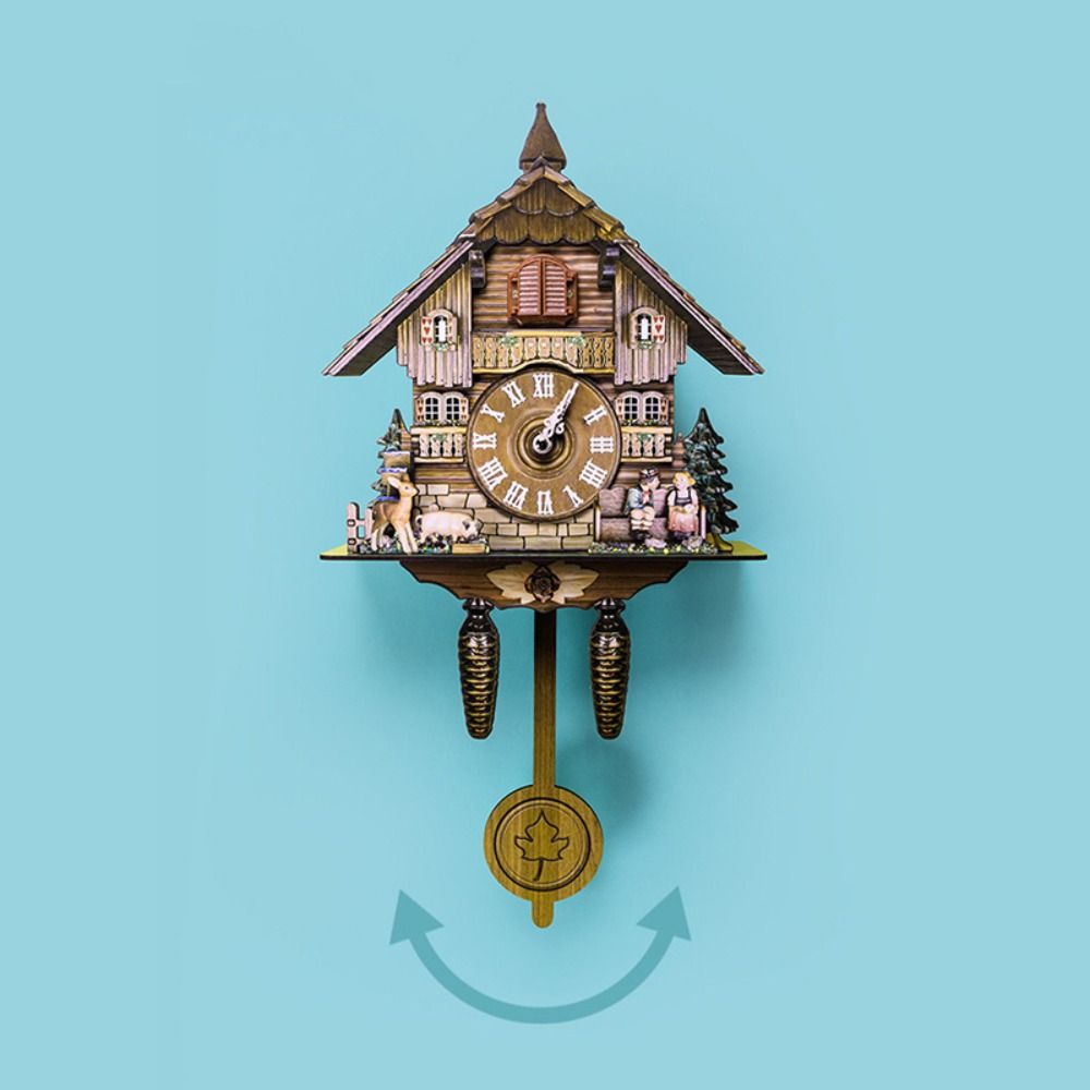 Saat duvar ahşap ahşap sarkaç  - Resin Art Wall Clock incelemesi ve fiyatı