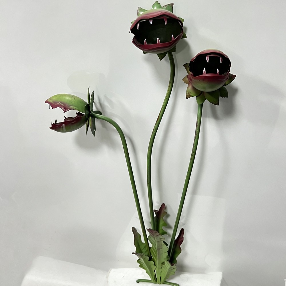 Etçil Çiçek Bahçe Süsü 63 cm A - Resin Art Sculptures incelemesi ve fiyatı