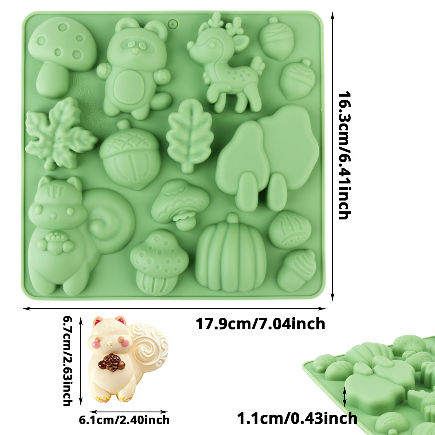 Sincap ve Geyik Şeklinde Hayva - Resin Art And Decor incelemesi ve fiyatı
