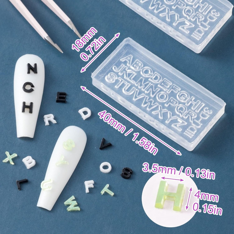 2/4 Set Şeffaf Mini A-Z 26 Har - Resin Art Zone incelemesi ve fiyatı