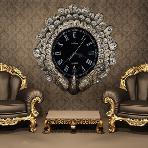 Vintage Lüks Dekoratif Duvar S - Resin Art Wall Clock incelemesi ve fiyatı